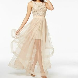 Champagne Prom Dress